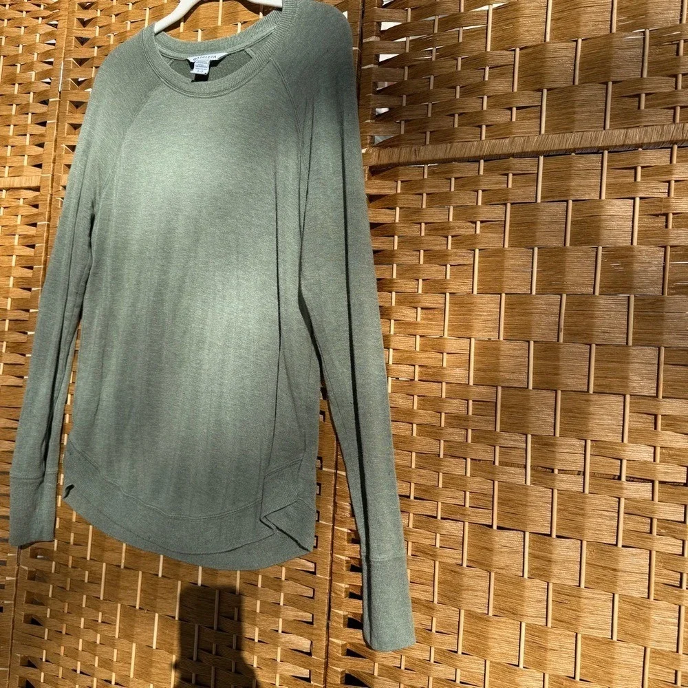 Athleta Green Sweater Women's Small TALL - Picture 2 of 6